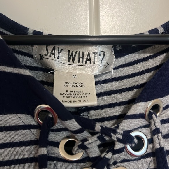 2 for $15! Say What Mini Dress medium - Picture 3 of 4